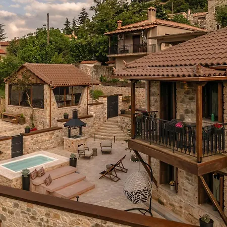 La De Madeleine - Stone With Outdoor Hot Tub In Arcadia, Peloponnese Agios Ioannis (Arcadia)